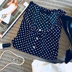 Polka Dot Shirt by The Limited